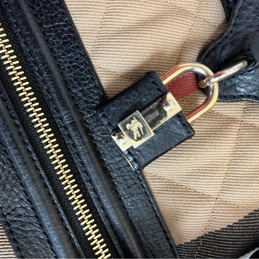 Luxury Black and Tan Designer Men's Bag